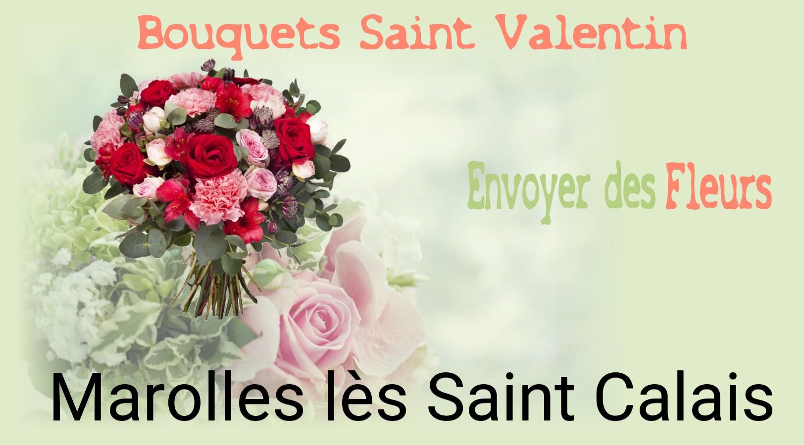 Roses de Saint-Valentin livrées à Marolles-lès-Saint-Calais